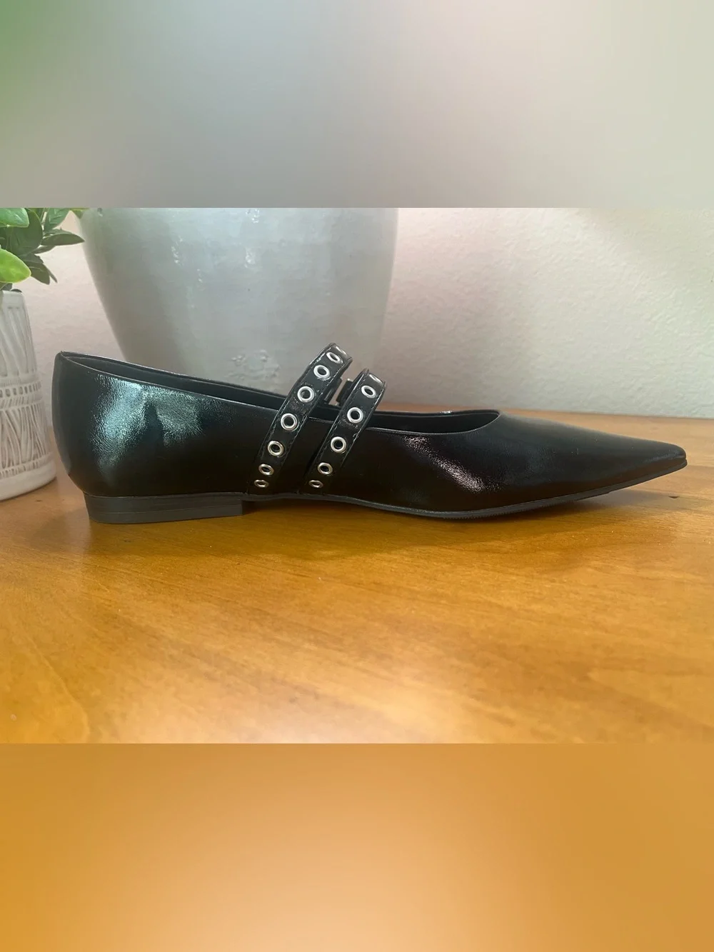 Nordstrom Open Edit Oriana Pointed Toe Mary Jane Flat • Size 8.5 • Like New
